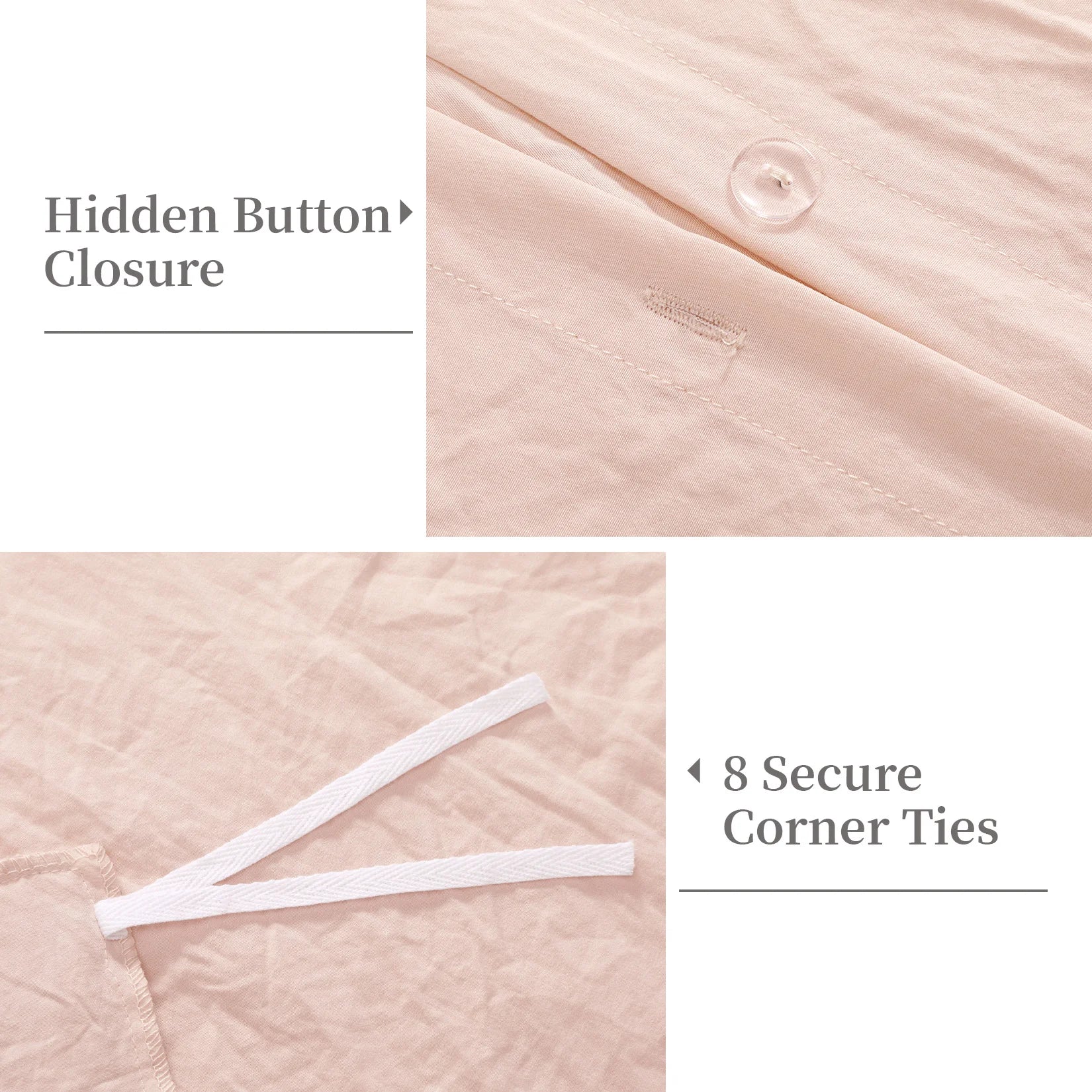 3 PC Ruffled Duvet Cover Set- COMFORTER NOT INCLUDED.