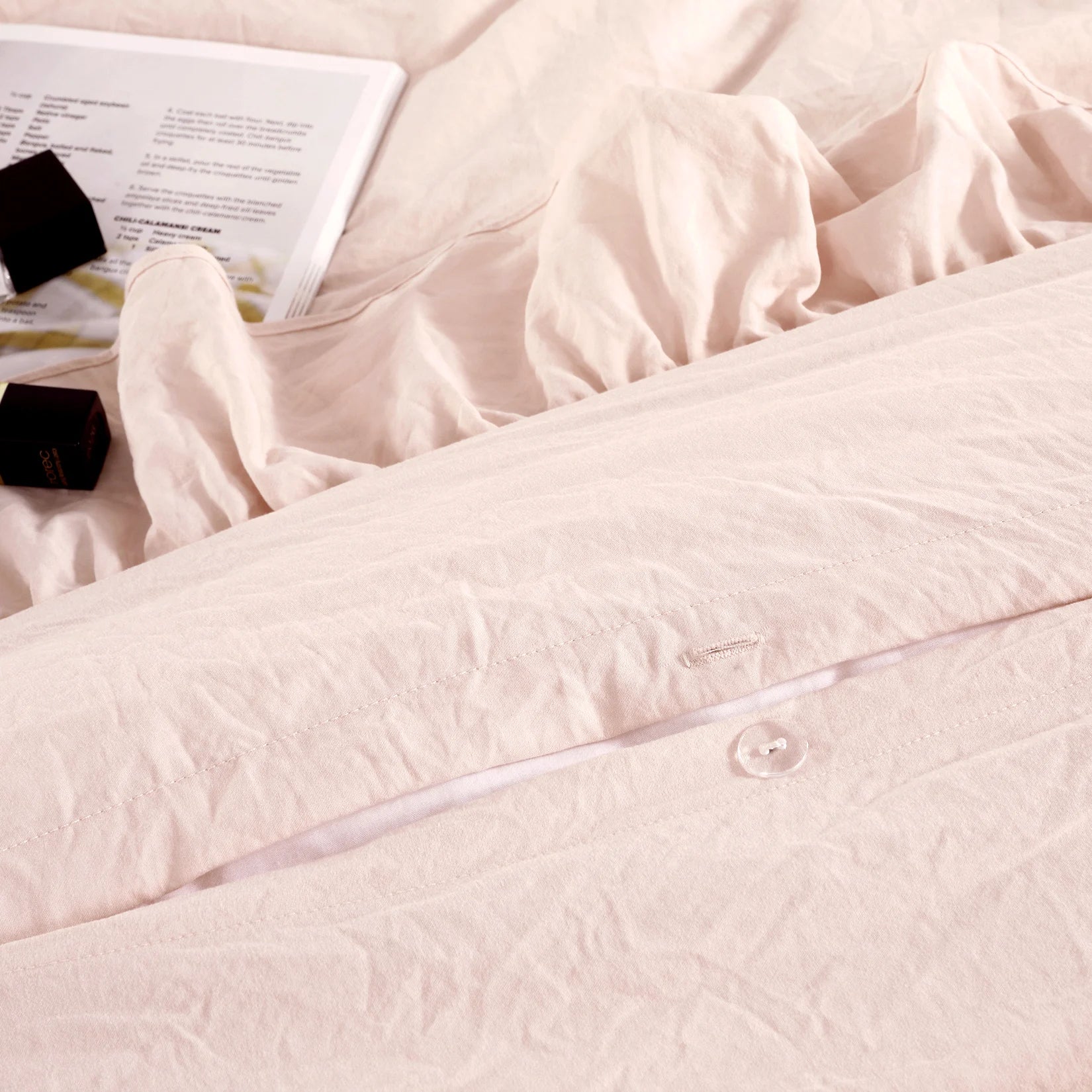 3 PC Ruffled Duvet Cover Set- COMFORTER NOT INCLUDED.