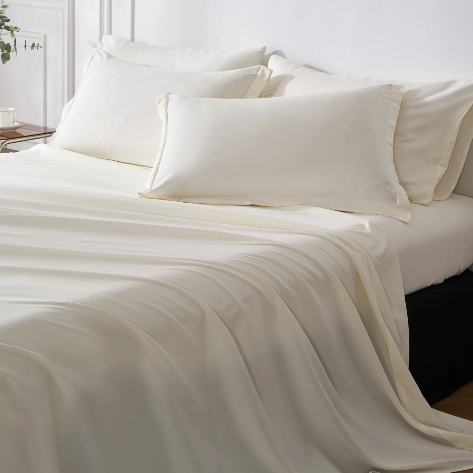 7 Piece solid Color Comforter Set QUEEN SIZE