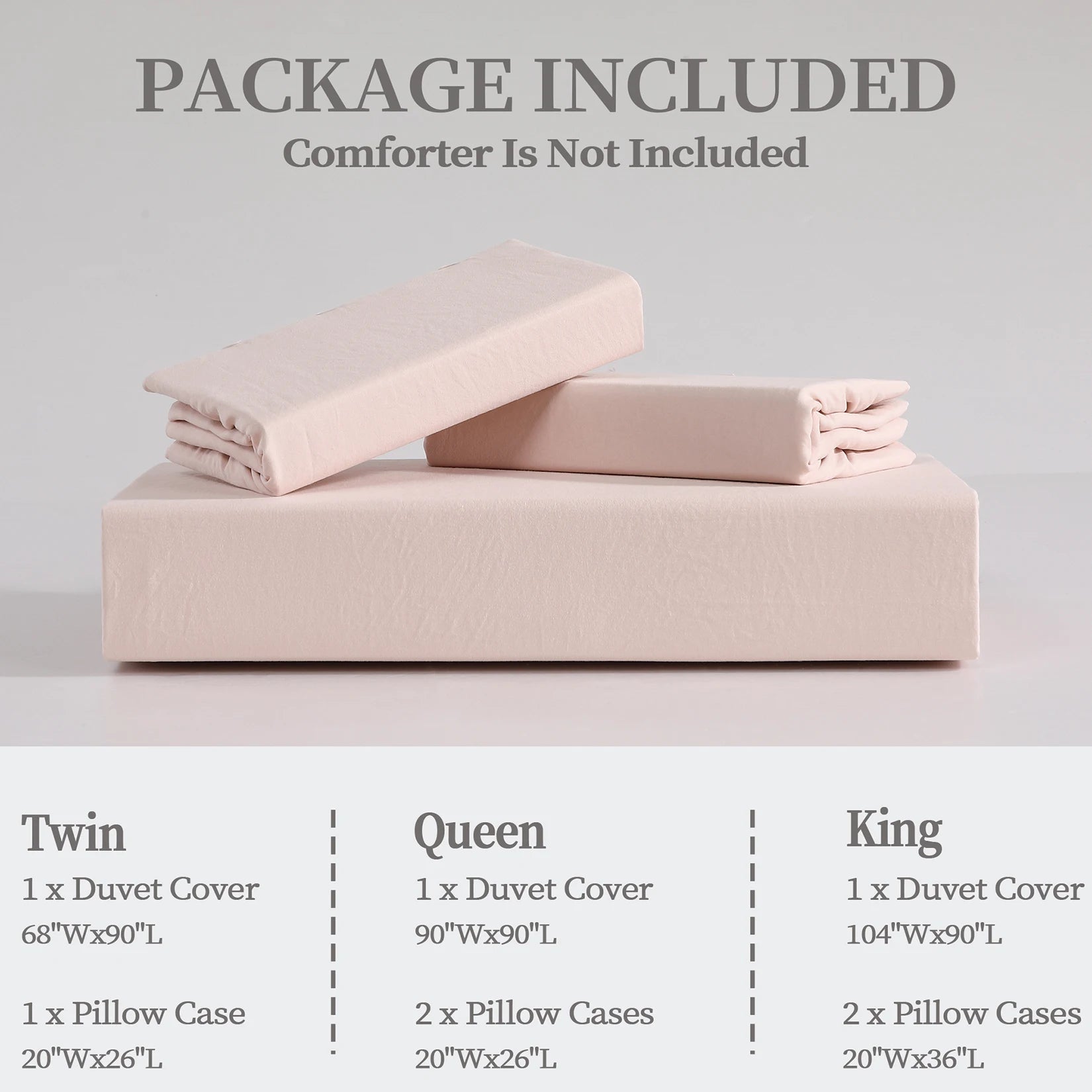 3 PC Ruffled Duvet Cover Set- COMFORTER NOT INCLUDED.