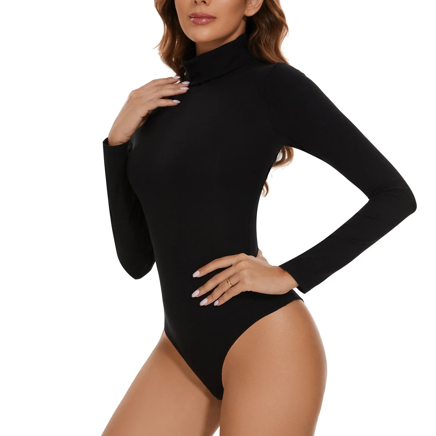 Long Sleeve Turtleneck Bodysuit 