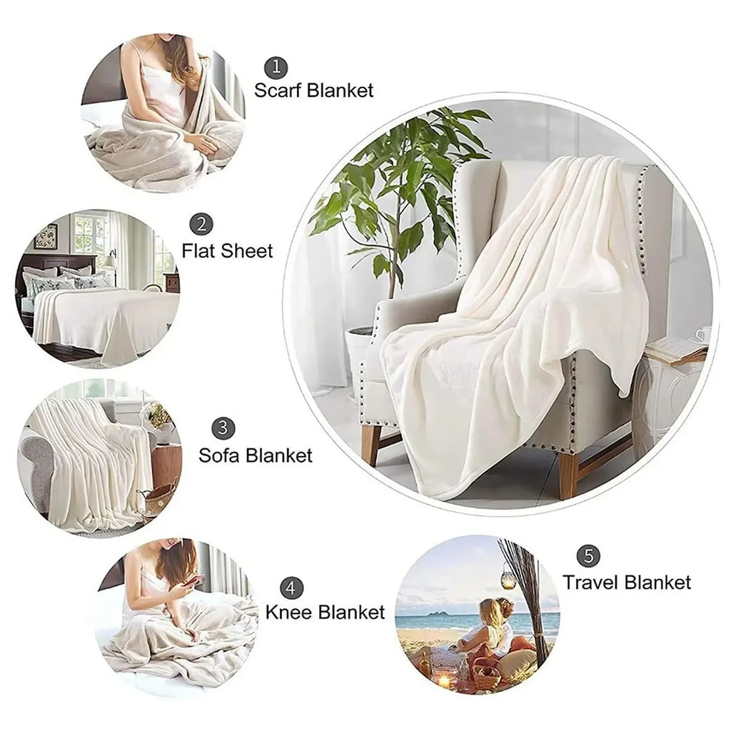 Woodland Deer Throw Blanket