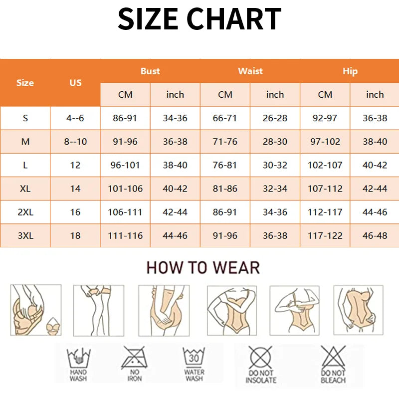 Seamless Bodysuit Shapewear 