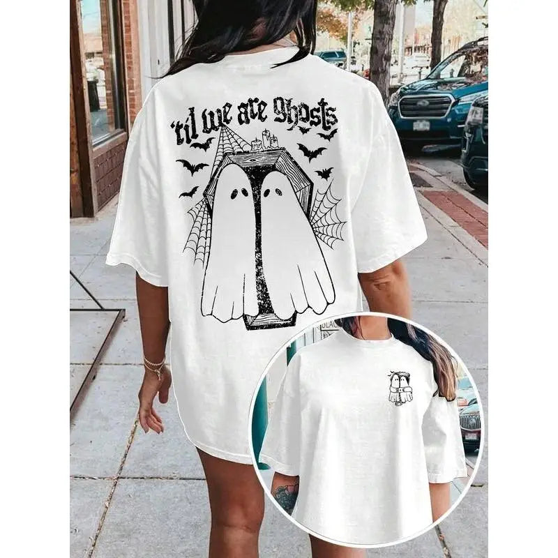 Vintage style "Til We Are Ghosts" T-Shirt Oversized Women's