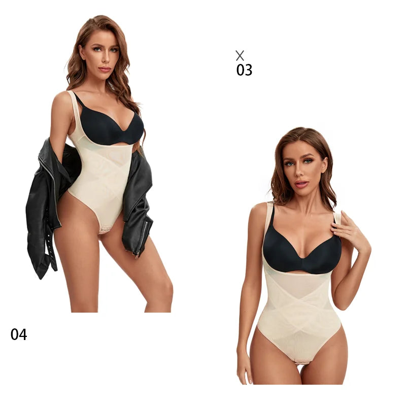 Sexy Criss Cross Mesh Shapewear