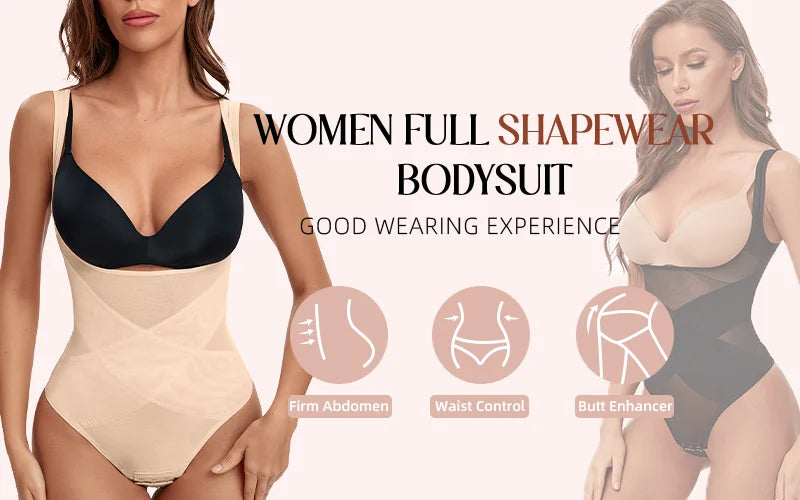 Sexy Criss Cross Mesh Shapewear