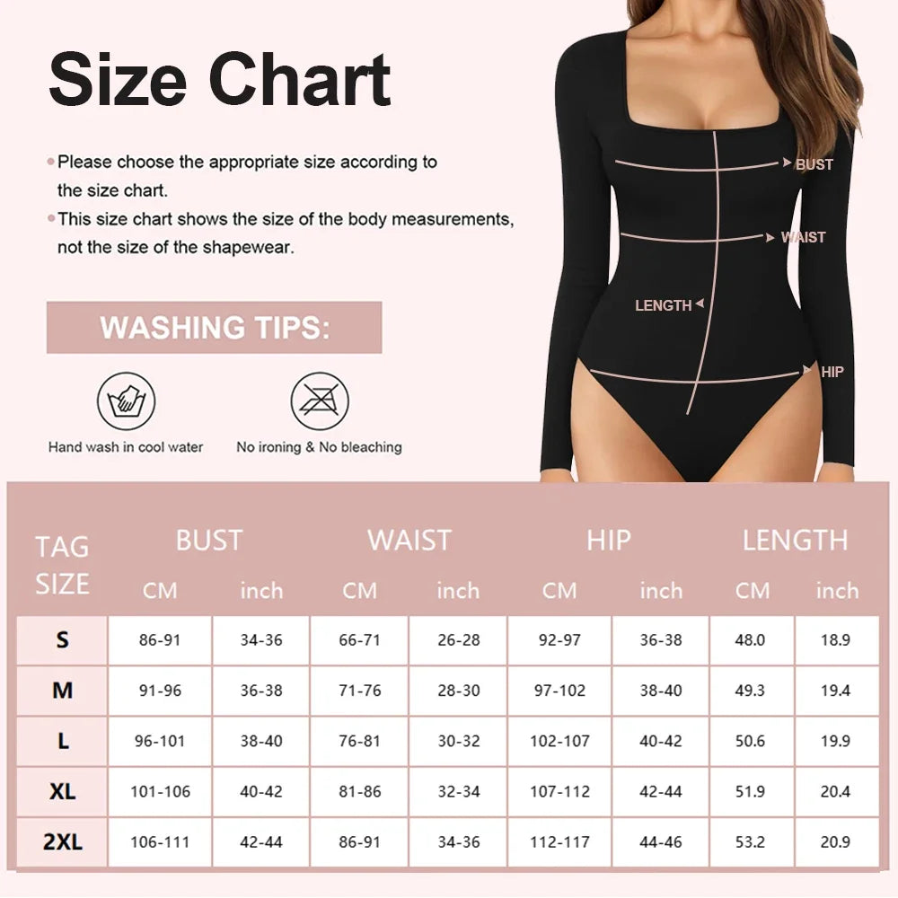 Square Neck Bodysuit