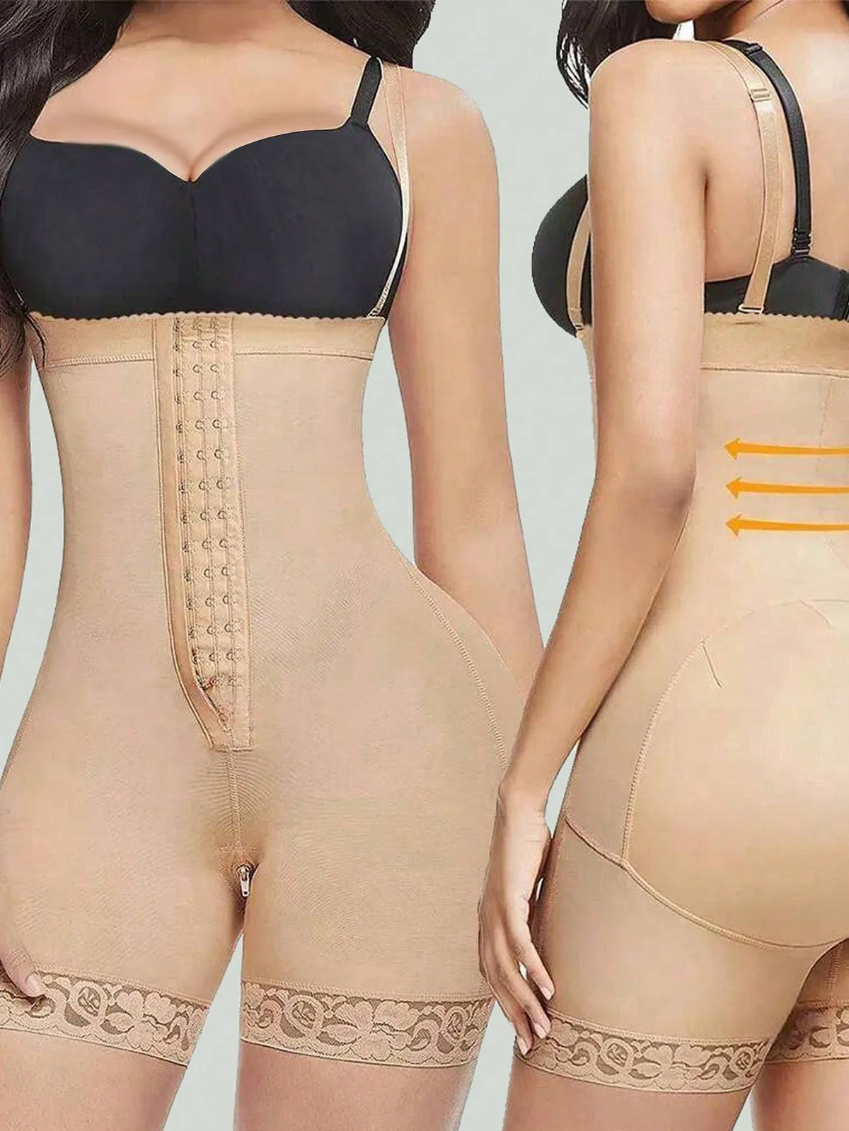  Khaki High Waist Medium Tummy Control Shapewear  