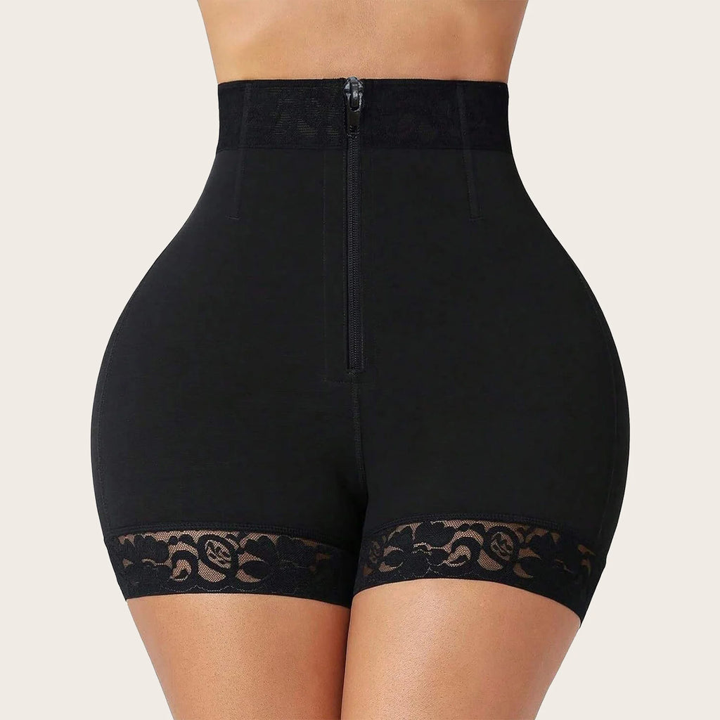 Lace Trim Sculpting Shorts