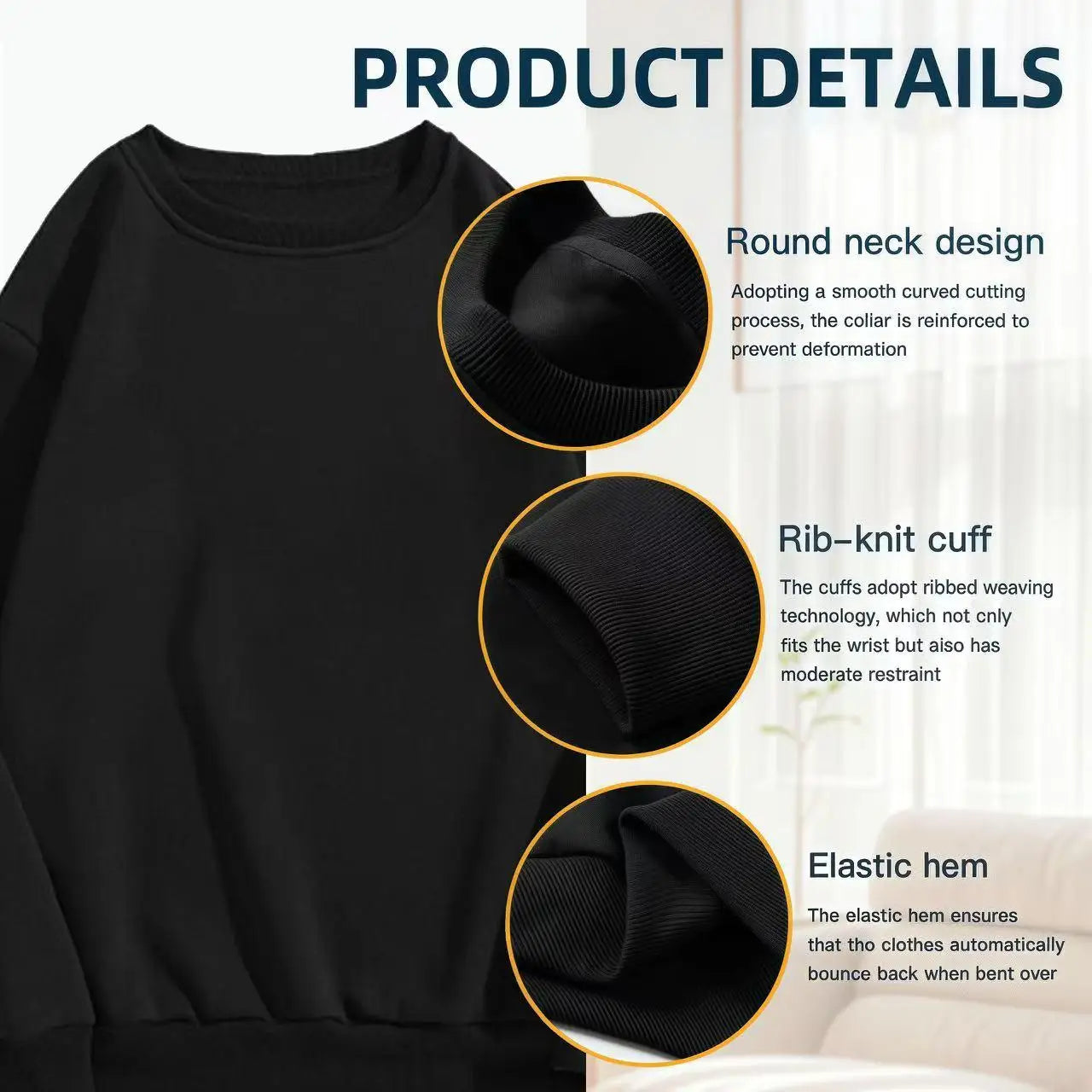 Funny Half Teacher Half Coffee -Graphic Sweatshirt